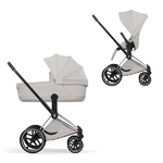 Коляска Cybex Priam 5 Style Chrome Brown 2 в 1 City Grey Коляска Cybex Priam 5 Style Chrome Brown 2 в 1 City Grey