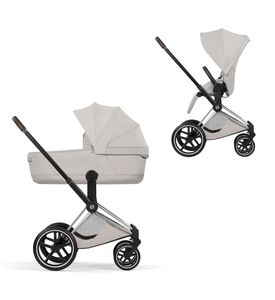Коляска Cybex Priam 5 Style Chrome Brown 2 в 1 City Grey Коляска Cybex Priam 5 Style Chrome Brown 2 в 1 City Grey