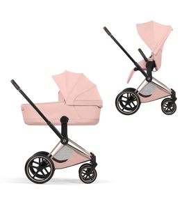 Коляска Cybex Priam 5 Style Rosegold 2 в 1 Peach Pink
