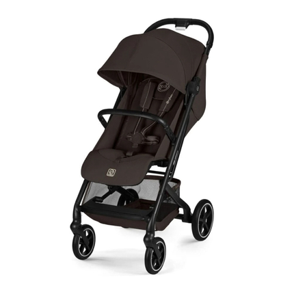 Детская коляска Cybex Beezy Chocolate Brown с дождевиком и бампером