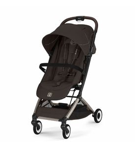 Детская коляска Cybex Orfeo TPE Chocolate Brown с дождевиком и бампером