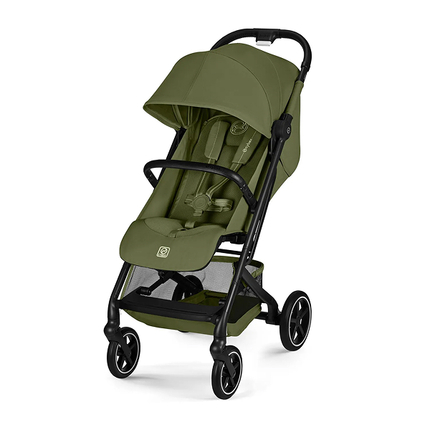 Детская коляска Cybex Beezy Moss Green с дождевиком и бампером