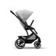 Детская коляска Cybex Balios S Lux на шасси Black 3 в 1, Lava Grey, Aton B2 i-Size с дождевиком и адаптерами