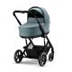 Детская коляска Cybex Balios S Lux на раме Black 3 в 1, Sky Blue, Aton B2 i-Size, с дождевиком и адаптерами