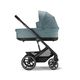 Детская коляска Cybex Balios S Lux на раме Black 3 в 1, Sky Blue, Aton B2 i-Size, с дождевиком и адаптерами