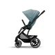 Детская коляска Cybex Balios S Lux на раме Black 3 в 1, Sky Blue, Aton B2 i-Size, с дождевиком и адаптерами