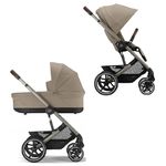 Детская коляска 2 в 1 Cybex Balios S Lux Taupe 2 в 1 Almond Beige