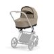 Детская коляска Cybex Priam IV Matt Black 2 в 1 со спальным блоком Cozy Beige