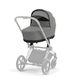 Детская коляска Cybex Priam IV Chrome Brown 2 в 1 со спальным блоком Mirage Grey