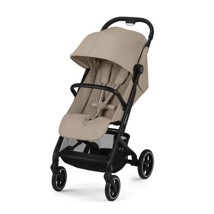 Детская коляска Cybex Beezy Almond Beige с дождевиком и бампером