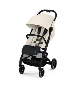 Детская коляска Cybex Beezy Canvas White с дождевиком и бампером