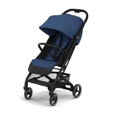 Детская коляска Cybex Beezy Navy Blue с дождевиком и бампером