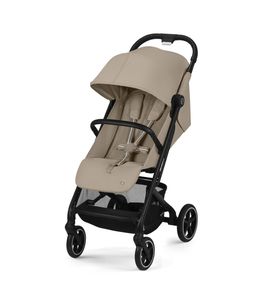 Детская коляска Cybex Beezy Almond Beige с дождевиком и бампером