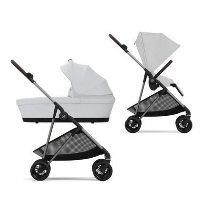 Детская коляска 2 в 1 Cybex Melio Fog grey