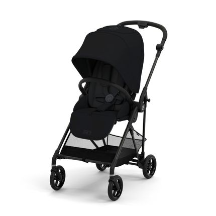 Детская коляска Cybex Melio Carbon Moon black