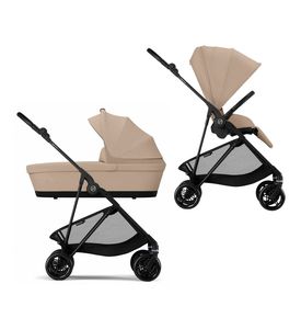 Детская коляска 2 в 1 Cybex Melio Carbon Almond beige