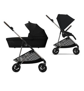 Детская коляска 2 в 1 Cybex Melio Magic Black