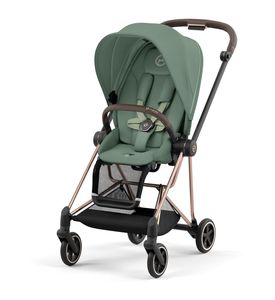 Детская прогулочная коляска Cybex MIOS III Leaf Green на шасси Rose gold 2023