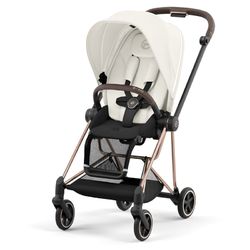 Детская прогулочная коляска Cybex MIOS III Off White на шасси Rose gold 2023