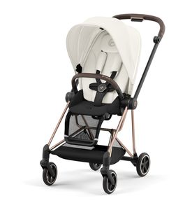 Детская прогулочная коляска Cybex MIOS III Off White на шасси Rose gold 2023