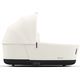 Детская коляска Cybex Priam IV Matt Black 2 в 1 со спальным блоком Off White