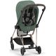 Детская коляска Cybex Mios III Rosegold, Leaf Green