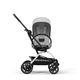 Детская коляска Cybex Eezy S Twist+ 2 SLV Fog Grey с дождевиком и бампером