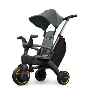 Велосипед складной трехколесный Doona Liki Trike S3, Forest Grey