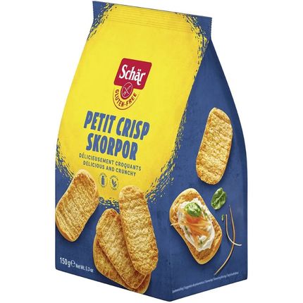 Dr Schaer Сухарики хрустящие Petit Crisp Scorpor, 150г