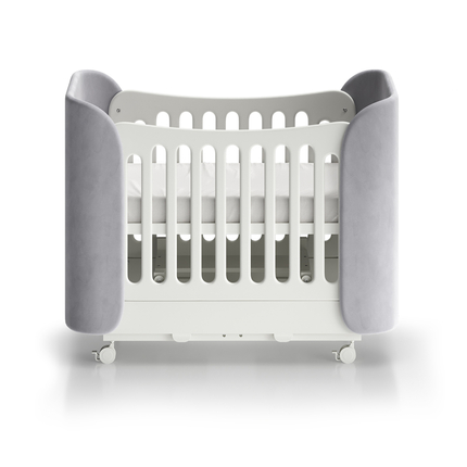 Ellipse Кроватка KIDI Soft mini спальное место 60*120 см (серый) KD01535500 Ellipse Кроватка KIDI Soft mini спальное место 60*120 см (серый) KD01535500