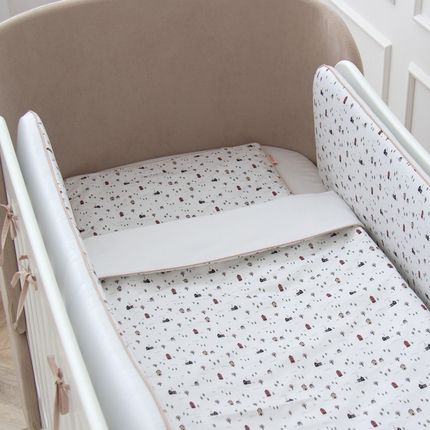 Ellipse  Мягкие бортики для кроватки KIDI soft  TX02458140146