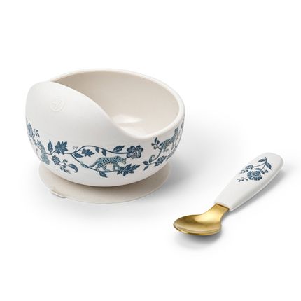 Elodie посуда силиконовая набор - миска, ложка - Garden Leo Toile 60245209422NA