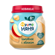 ФН Пюре цыпленок яблоко 100гр