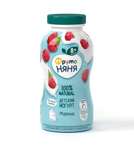 Йогурт Фруто-няня питьевой малина с 8 мес. 200мл