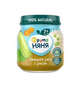 ФН Пюре горох/кабачок/морковь/рис Овощное рагу 110г