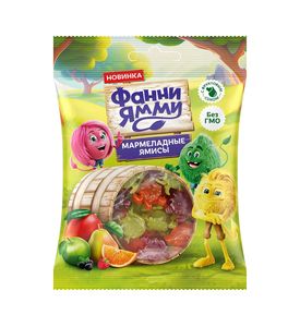 Фанни Ямми Ямисы Мармелад 70г жевательный Фруктовое ассорти