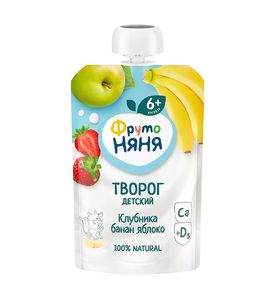 ФН Биотворог с клубникой 4,2% 90г