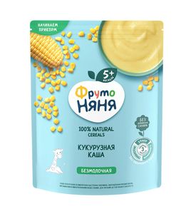 ФрутоНяня каша безмолочная кукурузная, 180 г