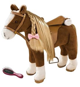 Gotz 3402375 Лошадь коричневая с расчёской