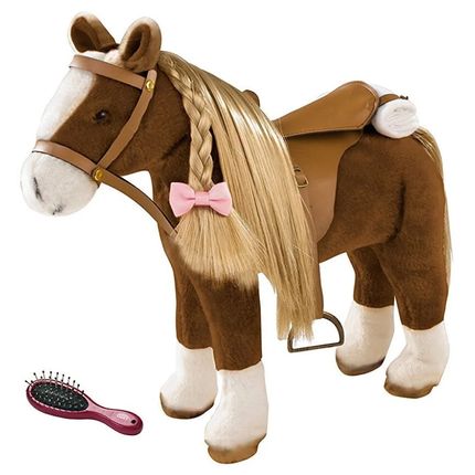Gotz 3402375 Лошадь коричневая с расчёской