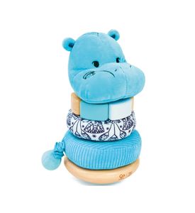 HAPE Игрушка развивающая "Пирамидка" Бегемотик Уильям HAPE Игрушка развивающая "Пирамидка" Бегемотик Уильям
