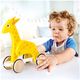 HAPE E0920_HP Каталка для малышей Серия Зверики, жираф