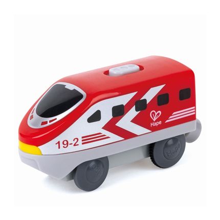 HAPE E3786_HP Локомотив на батарейках Серия Мой поезд, красный