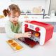HAPE E3183_HP Детская игрушка кухня 3 в 1 (духовка, плита, набор еды)