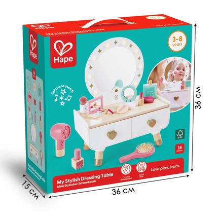 HAPE E3219_HP Детский игровой набор "Делюкс комплект" столик с аксессуарами