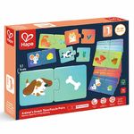 HAPE E1665_HP Играушка развивающая "Пазл" Животные и их еда