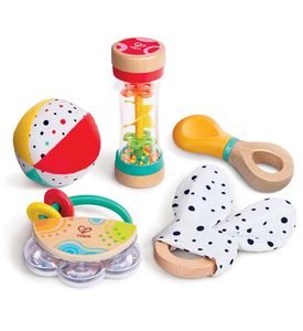 HAPE E0130_HP Игровой набор погремушек "Малышам" 5 предметов