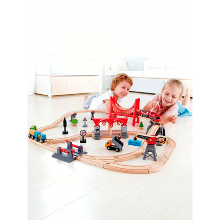 HAPE E3730_HP, Игровой набор "Мой город", железная дорога (Основная)