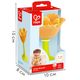 HAPE E0137_HP Погремушка "Малышам" Оранжевый цветок, 3в1