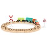 HAPE 833189_HPJ Игровой набор J’adore Весёлый поезд с кольцевой ж/д, серия "Железные дороги"